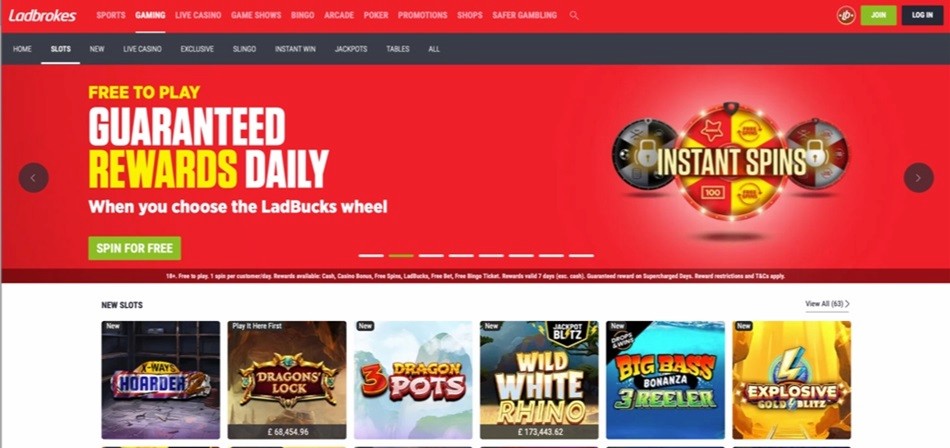 Ladbrokes Casino offer